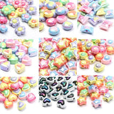 10pcs Assorted Acrylic Spacer Beads for Jewelry Making Necklace Bracelet