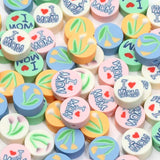 10mm Mix Animal Polymer Clay Beads Evil Eye Heart Spacer Beads