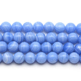 Lace Agates Chalcedony Round Spacer Beads 4-12MM