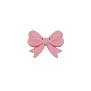 10/20Pcs Silicone Bow Beads for DIY Jewelry Making Pacifier Chain