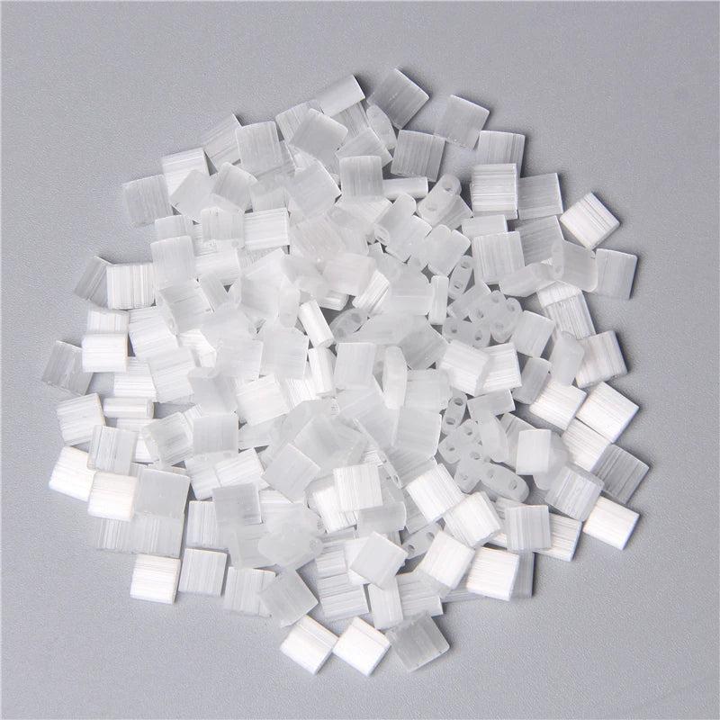 Mixed Square Double Hole Czech Glass Tila Seed Beads DIY Loose Spacer Beads