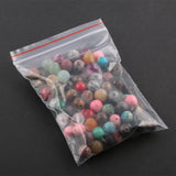 100 Pcs Natural Stone Beads Mix 6-8mm Loose Beads for Jewelry Making DIY