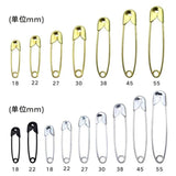 50Pcs Silver Safety Pins DIY Sewing Accessory Needles Large Small Brooch