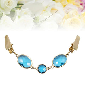 Crystal Brooch Sweater Clip Vintage Alloy Shawl Scarves Connection