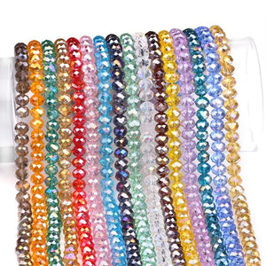 Austrian Crystal Round Bead AB Glass Beads for Jewelry