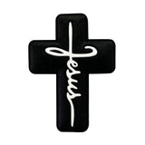 10Pcs Silicone Cross Beads DIY Pacifier Chain Bracelet Baby Molar Toy