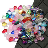 Gradient Water Drop Shape Beads 6x9mm Czech Glass Beads