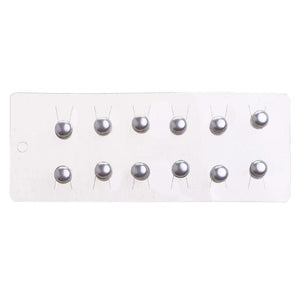 12pcs Pearl Magnetic Hijab Clips Strong Plating Brooches