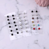 12pcs Pearl Magnetic Hijab Clips Strong Plating Brooches