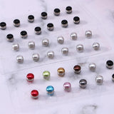 12pcs Pearl Magnetic Hijab Clips Strong Plating Brooches