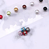 12pcs Pearl Magnetic Hijab Clips Strong Plating Brooches