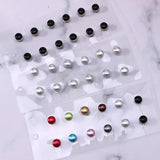 12pcs Pearl Magnetic Hijab Clips Strong Plating Brooches