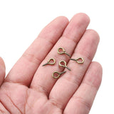 300/500pcs Mini Screw Pendants Eyepin Keychain HookThreaded Pin Fitting DIY