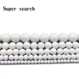 High Glass Round Loose Beads 4/6/8/10/12mm Jewelry Making Bracelet Diy