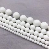 High Glass Round Loose Beads 4/6/8/10/12mm Jewelry Making Bracelet Diy