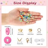 Rainbow Polymer Clay Beads Set for Bracelet Necklace Making