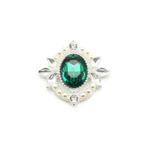Alloy Glass Pointed Jewelry 10/Pcs