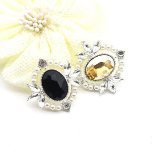 Alloy Glass Pointed Jewelry 10/Pcs