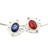 Alloy Glass Pointed Jewelry 10/Pcs