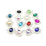 Alloy Glass Pointed Jewelry 10/Pcs