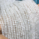 3 Sizes Moonstone Faceted Beads for Jewelry Making