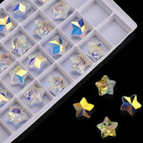 20Pcs 14mm Crystal Pendant Charms for Earrings DIY