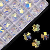 20Pcs 14mm Crystal Pendant Charms for Earrings DIY