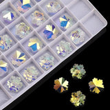 20Pcs 14mm Crystal Pendant Charms for Earrings DIY
