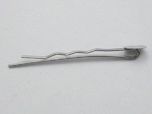 50 Silver Metal Bobby Hair Pin Clip with Pad