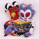 Bohemia Enamel Pins Ladies Brooch Wedding Couples Metal Broches