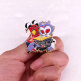 Bohemia Enamel Pins Ladies Brooch Wedding Couples Metal Broches