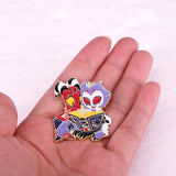 Bohemia Enamel Pins Ladies Brooch Wedding Couples Metal Broches