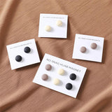 Silk Scarf Magnet Brooch Strong Magnetic Buttons N455