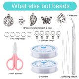 20,000pcs Seed Beads Set 2mm Glass Beads Kit for DIY Jewelry Making