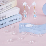 10pcs Glass Bead Cone Flower Spacer Caps for Jewelry Making