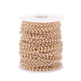 1 Meter Stainless Steel Glass Beads Chains for Jewelry Making