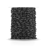 1m Stainless Steel Chain 3.5x5mm Crystal Beads Necklace Chains