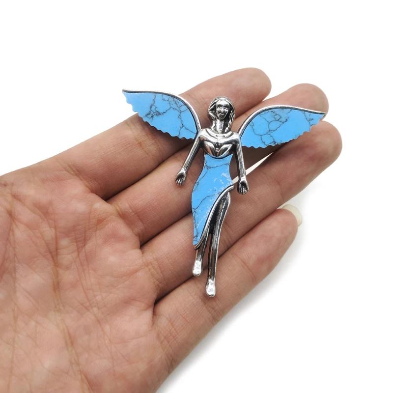Natural Shell Abalone Shell Brooch Pendant for Women