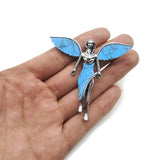 Natural Shell Abalone Shell Brooch Pendant for Women