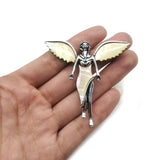 Natural Shell Abalone Shell Brooch Pendant for Women