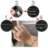 1 Meter Glass Beads Chain Stainless Steel Chain Jewelry Making
