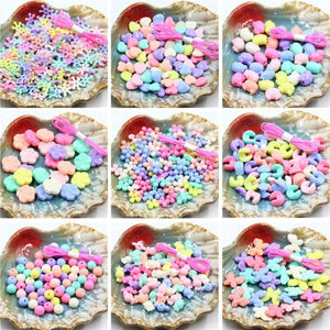Mixed Acrylic Loose Beads Lot for Jewelry Making DIY Crafts