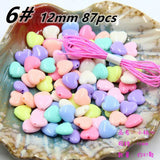 Mixed Acrylic Loose Beads Lot for Jewelry Making DIY Crafts