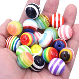 Acrylic Round Spacer Beads Candy Colors Charms Bracelet Necklace DIY Finding