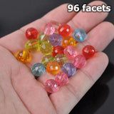 Acrylic Plastic Transparent Beads Lot for Jewelry Making DIY Crafts