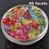 Acrylic Plastic Transparent Beads Lot for Jewelry Making DIY Crafts