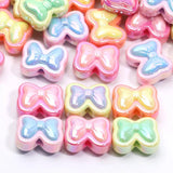 10pcs Mixed Bowknot Acrylic Spacer Beads For DIY Jewelry Making