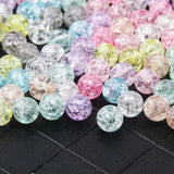 Colorful Acrylic Spacer Beads for DIY Jewelry Making 8mm