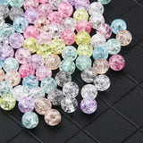 Colorful Acrylic Spacer Beads for DIY Jewelry Making 8mm