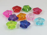 50 Acrylic Star Charm Beads 20X20mm Kids Crafts